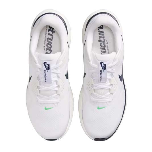 Men's Nike Structure 26 - White/Midnight Navy/Green Spark - Regular (D)