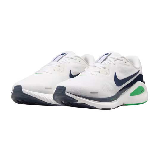 Men's Nike Structure 26 - White/Midnight Navy/Green Spark - Regular (D)