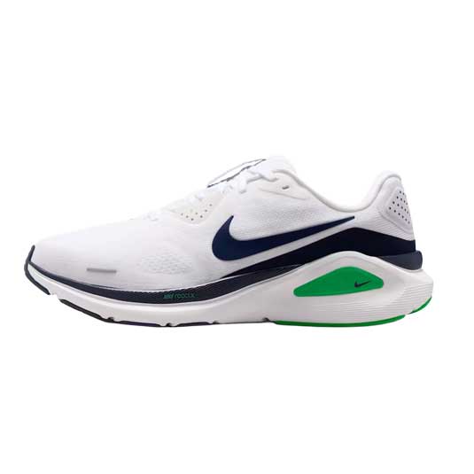 Men's Nike Structure 26 - White/Midnight Navy/Green Spark - Regular (D)