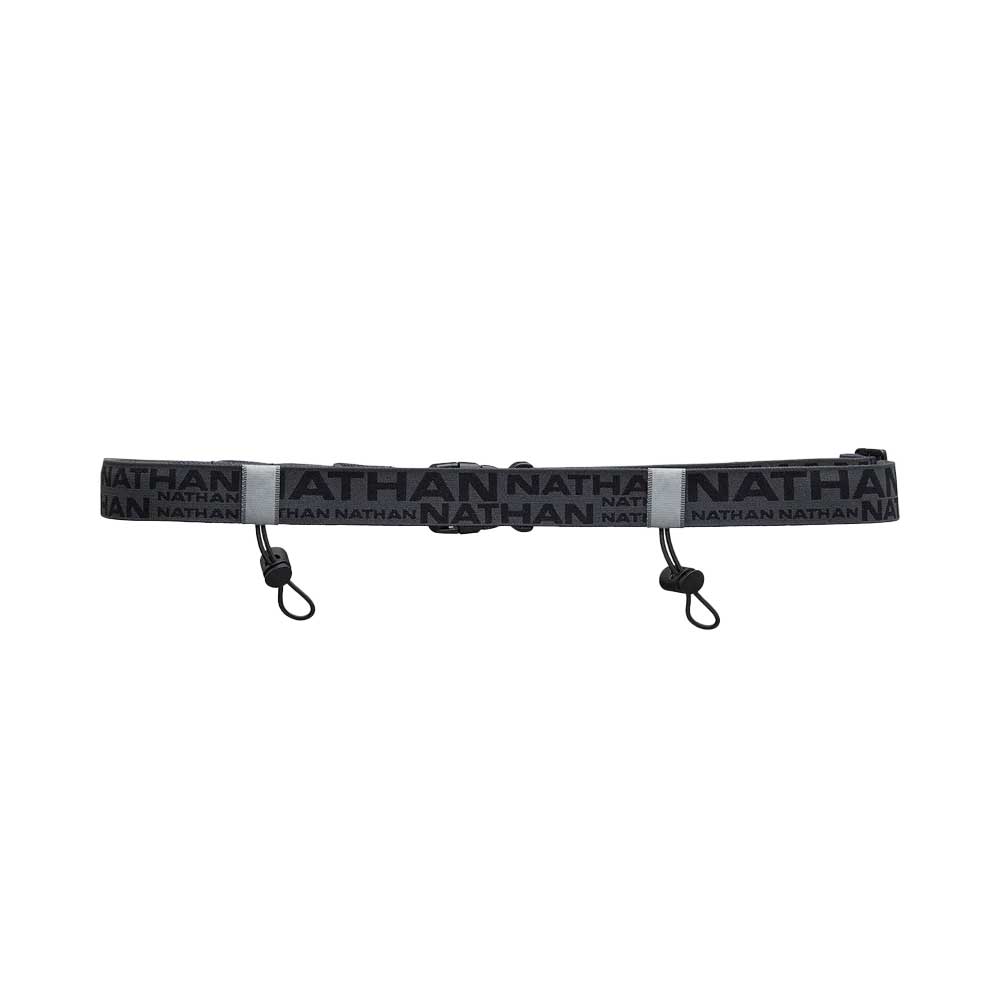 Race Number Nutrition Waistbelt - Charcoal/Black
