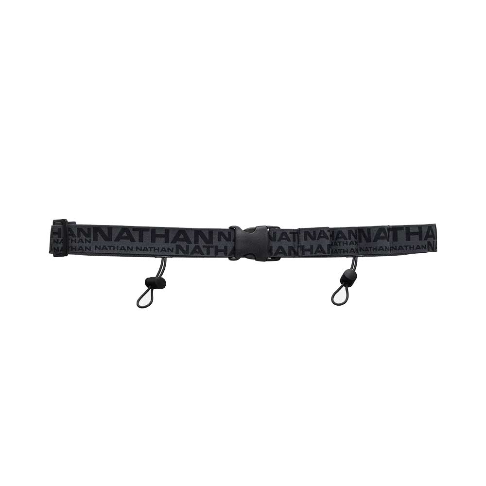 Race Number Nutrition Waistbelt - Charcoal/Black