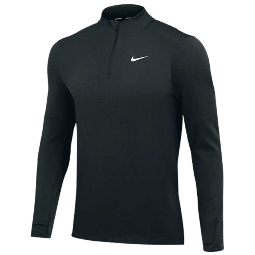 Men's Nike Dri-FIT Element 1/2 Zip Running Top - Black/Reflective Silv