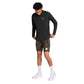 Men's Camo Combat+ Short Tights 9" - Brown AOP