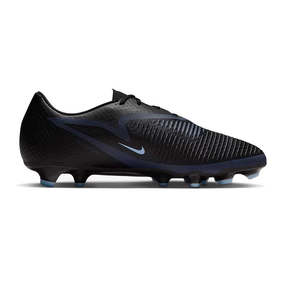 Phantom 6 Low Academy FG/MG Soccer Cleat - Black/Black - Regular (D)