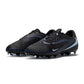 Phantom 6 Low Academy FG/MG Soccer Cleat - Black/Black - Regular (D)