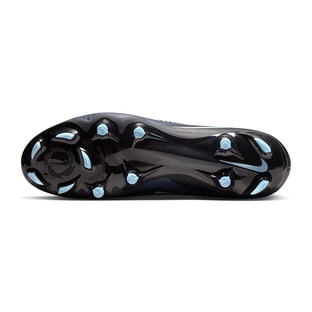 Phantom 6 Low Academy FG/MG Soccer Cleat - Black/Black - Regular (D)