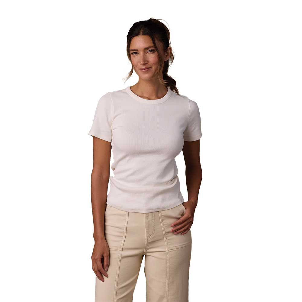 Women's Normal Rib Tee - Ecru