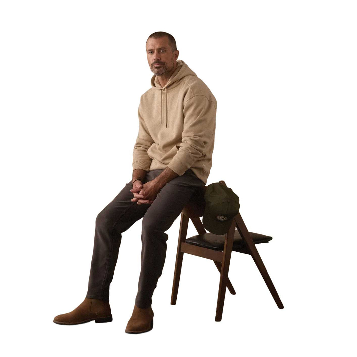 Men's Puremeso Essential Hoodie - Taupe