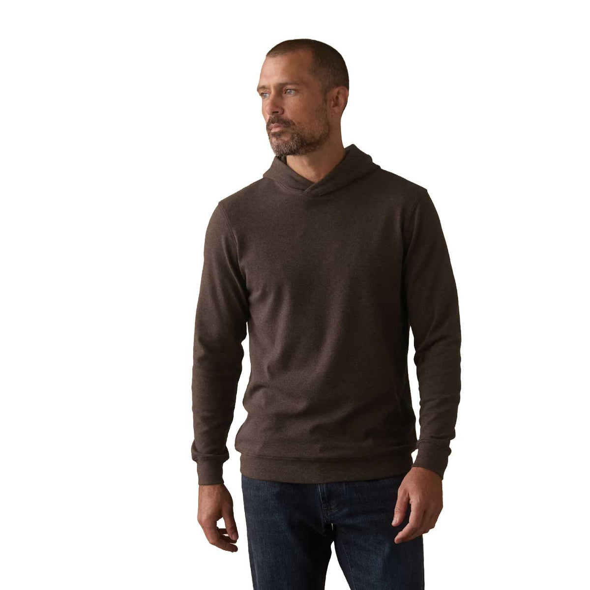 Men's Puremeso Essential Hoodie - Ash Brown