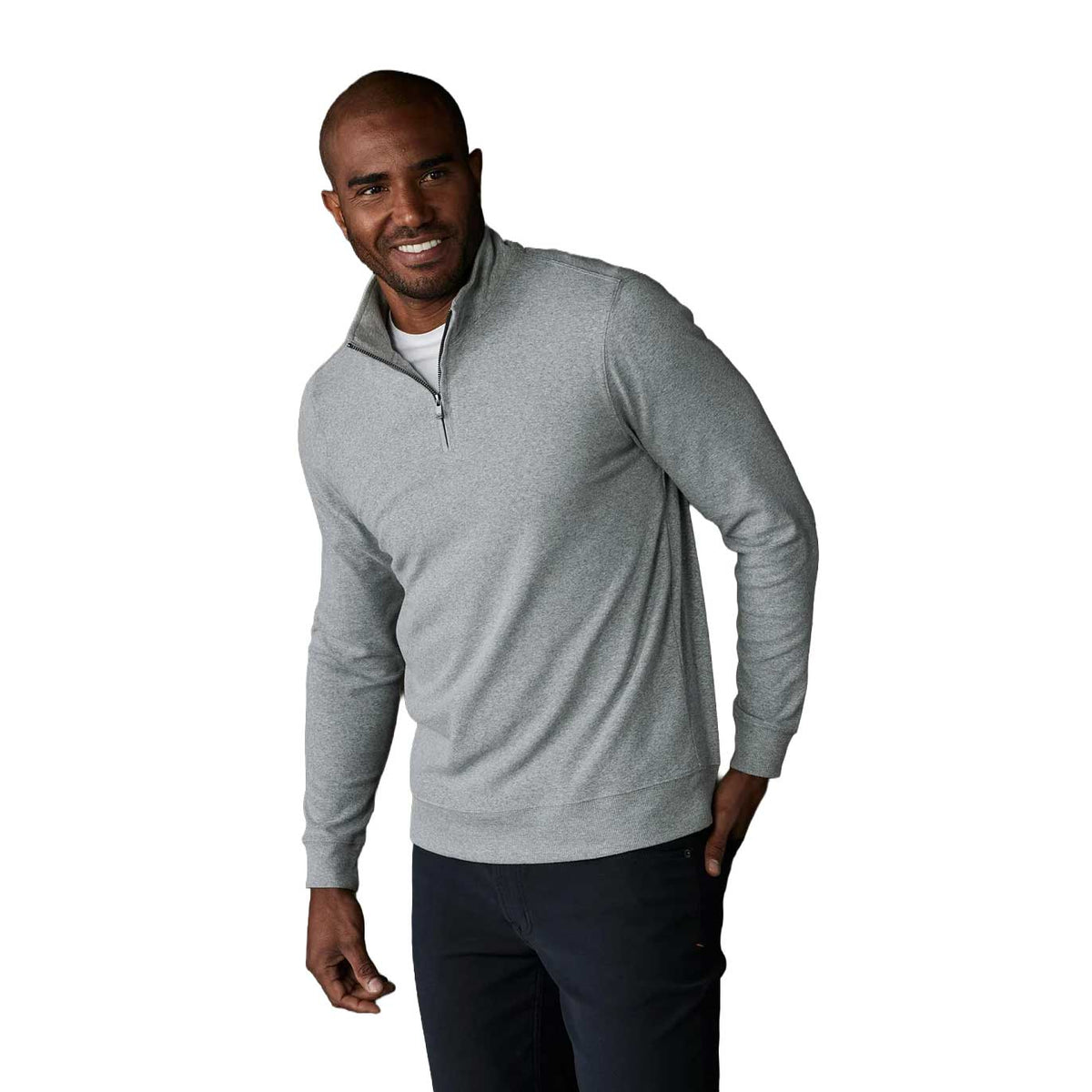 Men's Puremeso Weekend 1/4 Zip - Athletic Grey