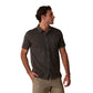 Men's Normal Jersey Short Sleeve Button Up - Shadow