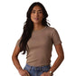 Women's Normal Rib Tee - Fawn