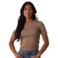 Women's Normal Rib Tee - Fawn