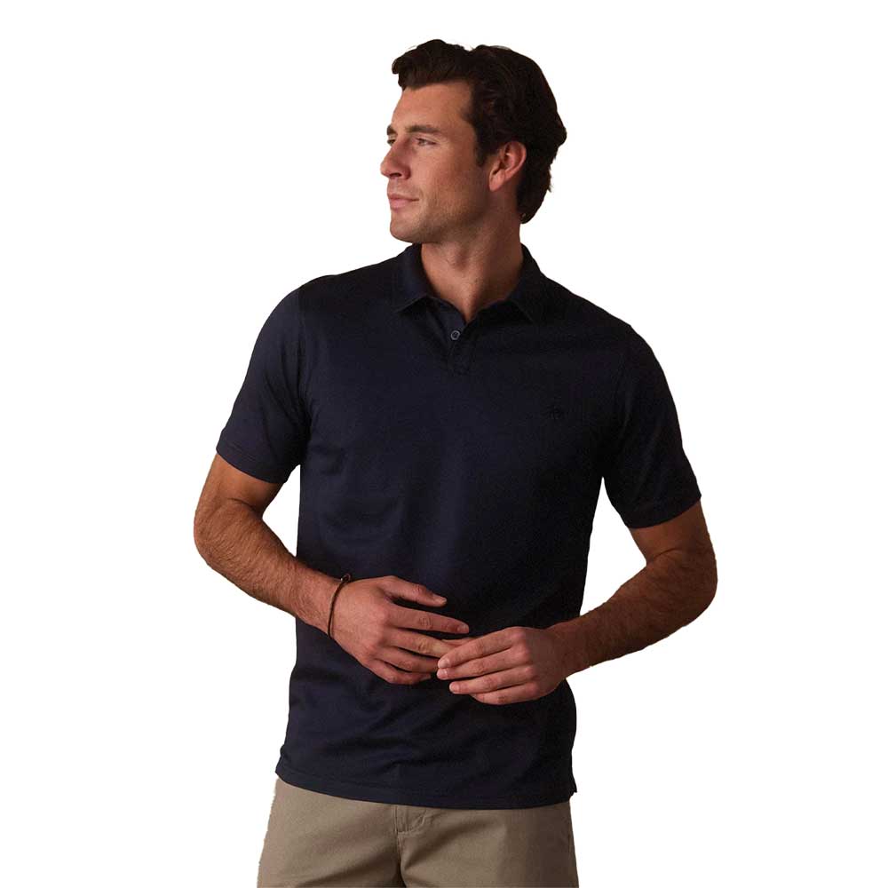 Men's Performance Pique Polo - Navy