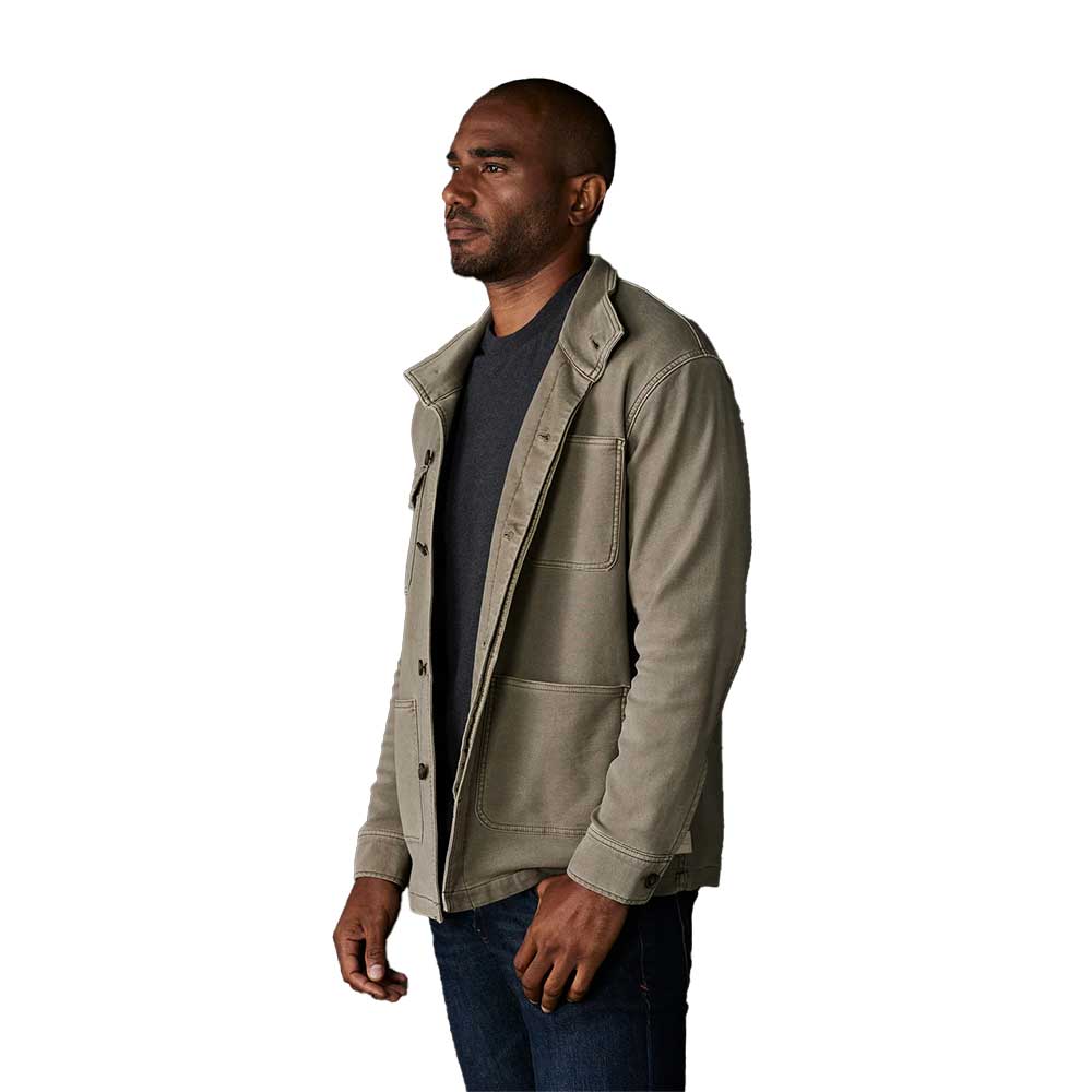 Men's Comfort Terry Chore Coat - Taupe
