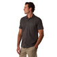 Men's Normal Jersey Short Sleeve Button Up - Shadow