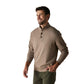 Men's Puremeso Button Popover - Taupe