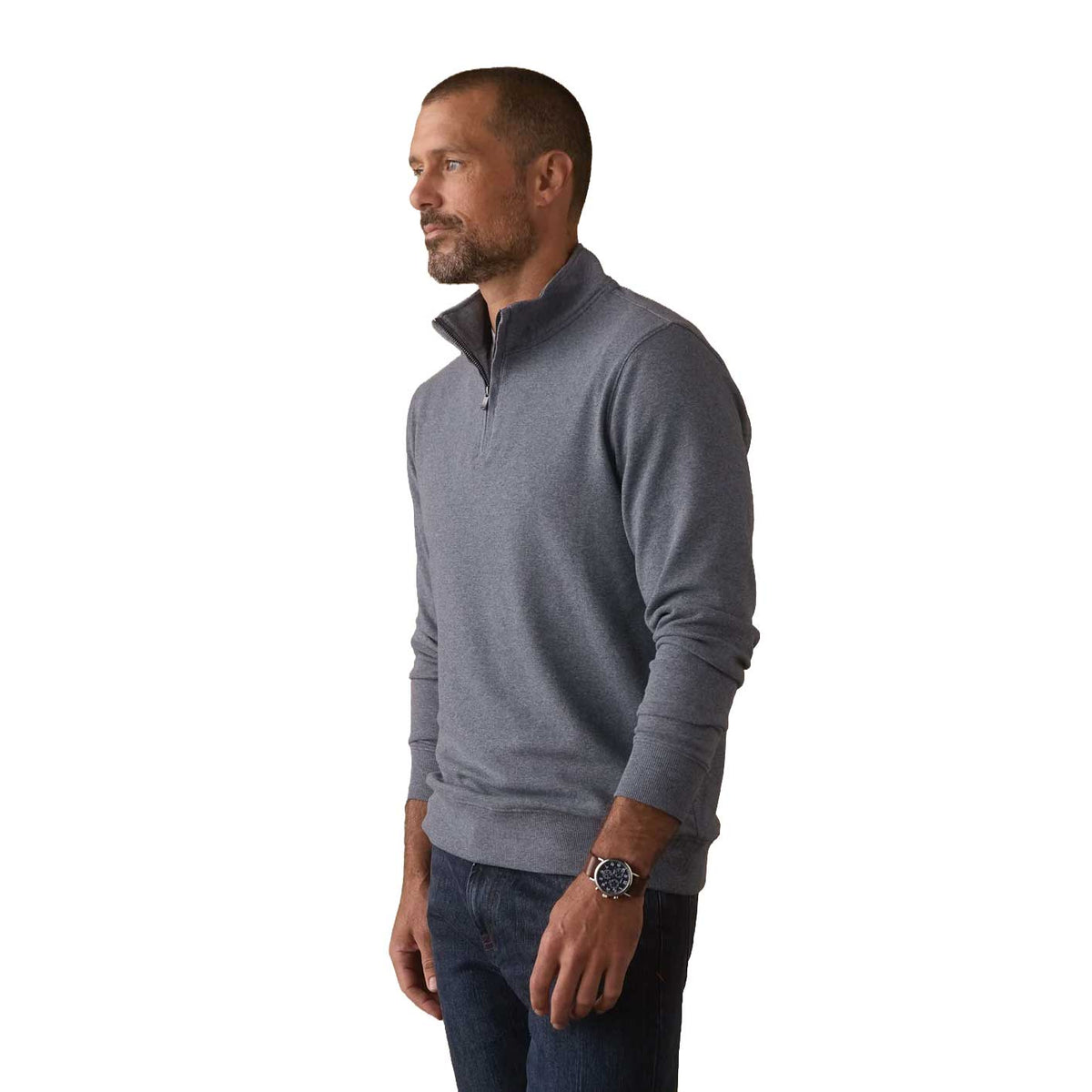 Men's Puremeso Weekend 1/4 Zip - Bluestone