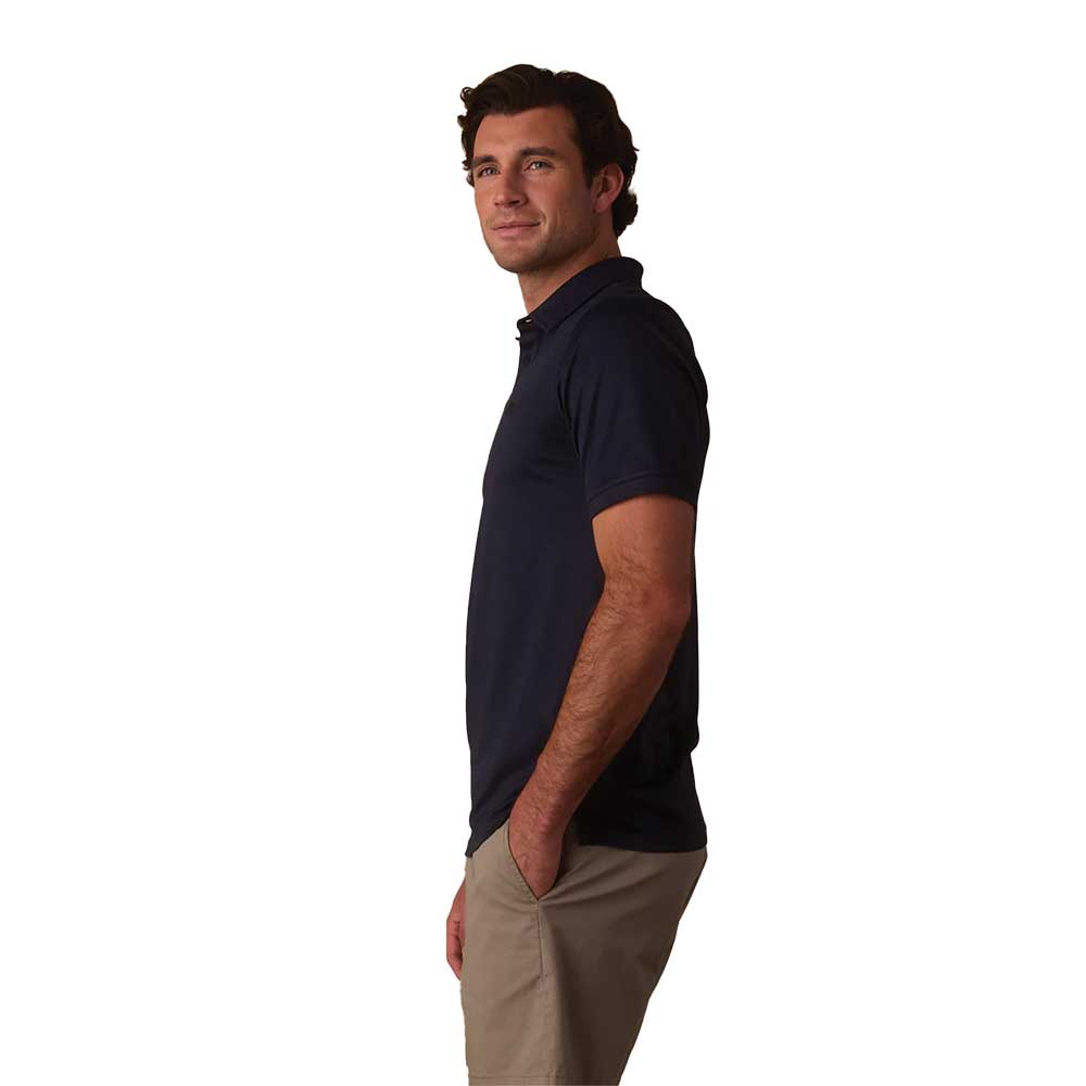 Men's Performance Pique Polo - Navy