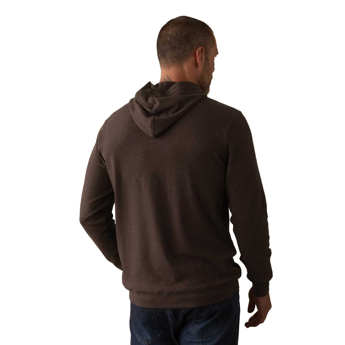 Men's Puremeso Essential Hoodie - Ash Brown