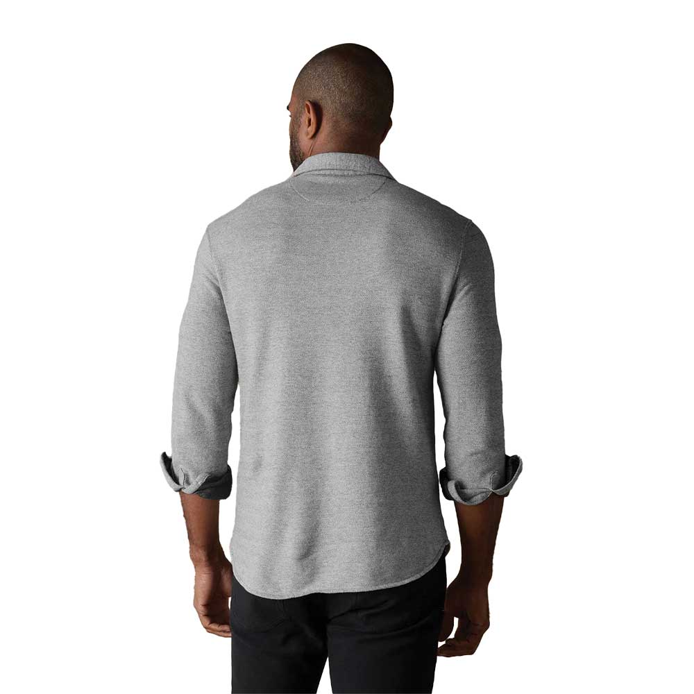 Men's Textured Knit Shirt - Graphite