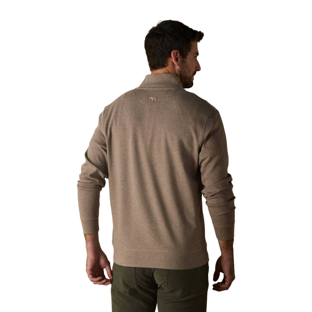 Men's Puremeso Button Popover - Taupe