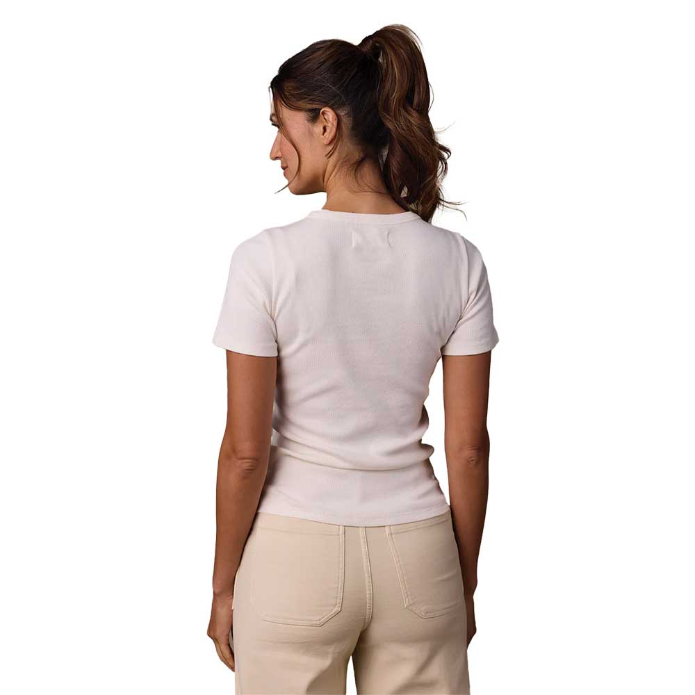 Women's Normal Rib Tee - Ecru
