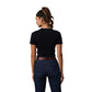 Women's Normal Rib Tee - Black