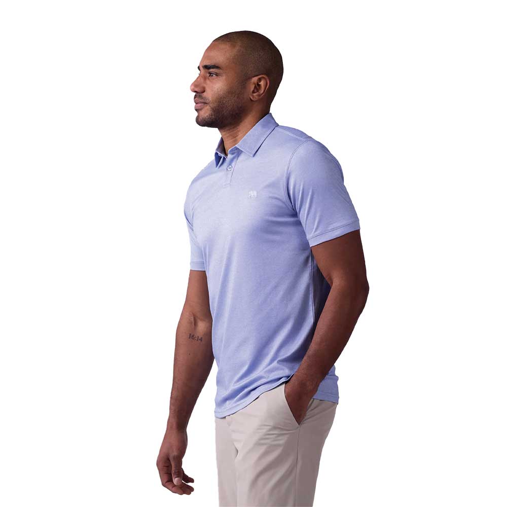 Men's Performance Pique Polo - Glacier