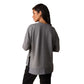 Women's Puremeso Fleece Splitside Pullover - Heather Grey