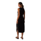 Women's Lucia Knit Midi Dress - Black/Cream
