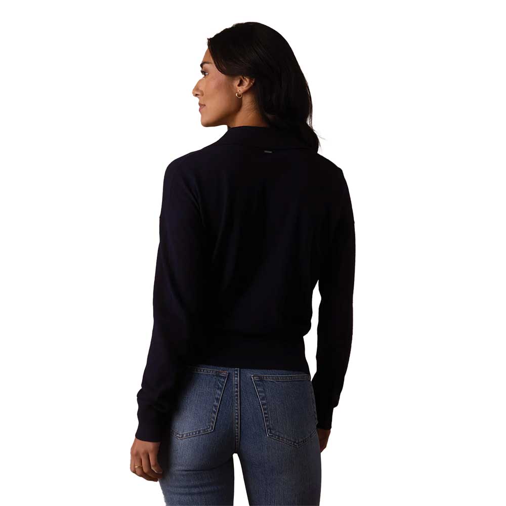 Women's Ravello Long Sleeve Polo - Navy