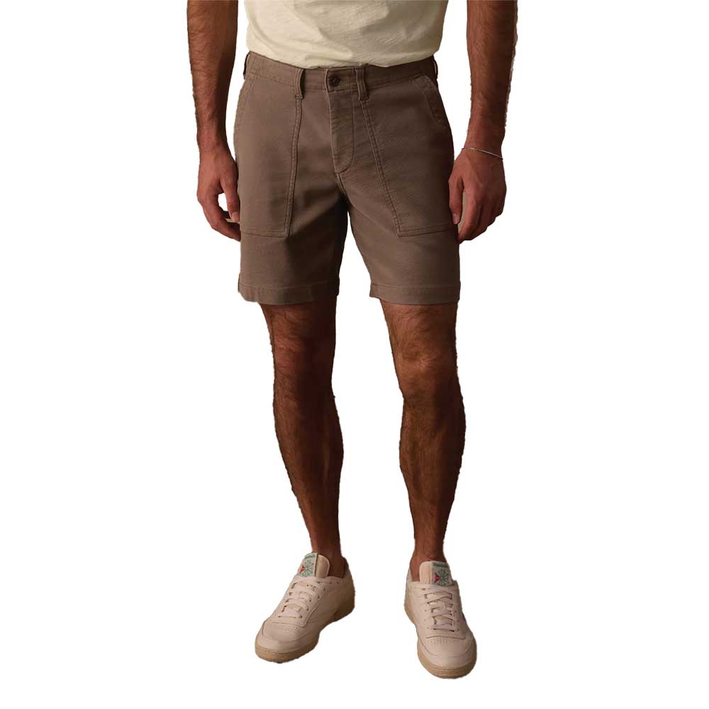 Men's Comfort Terry Utility Short - Taupe
