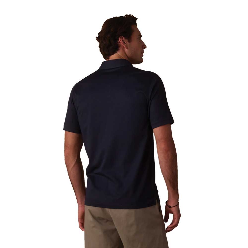 Men's Performance Pique Polo - Navy