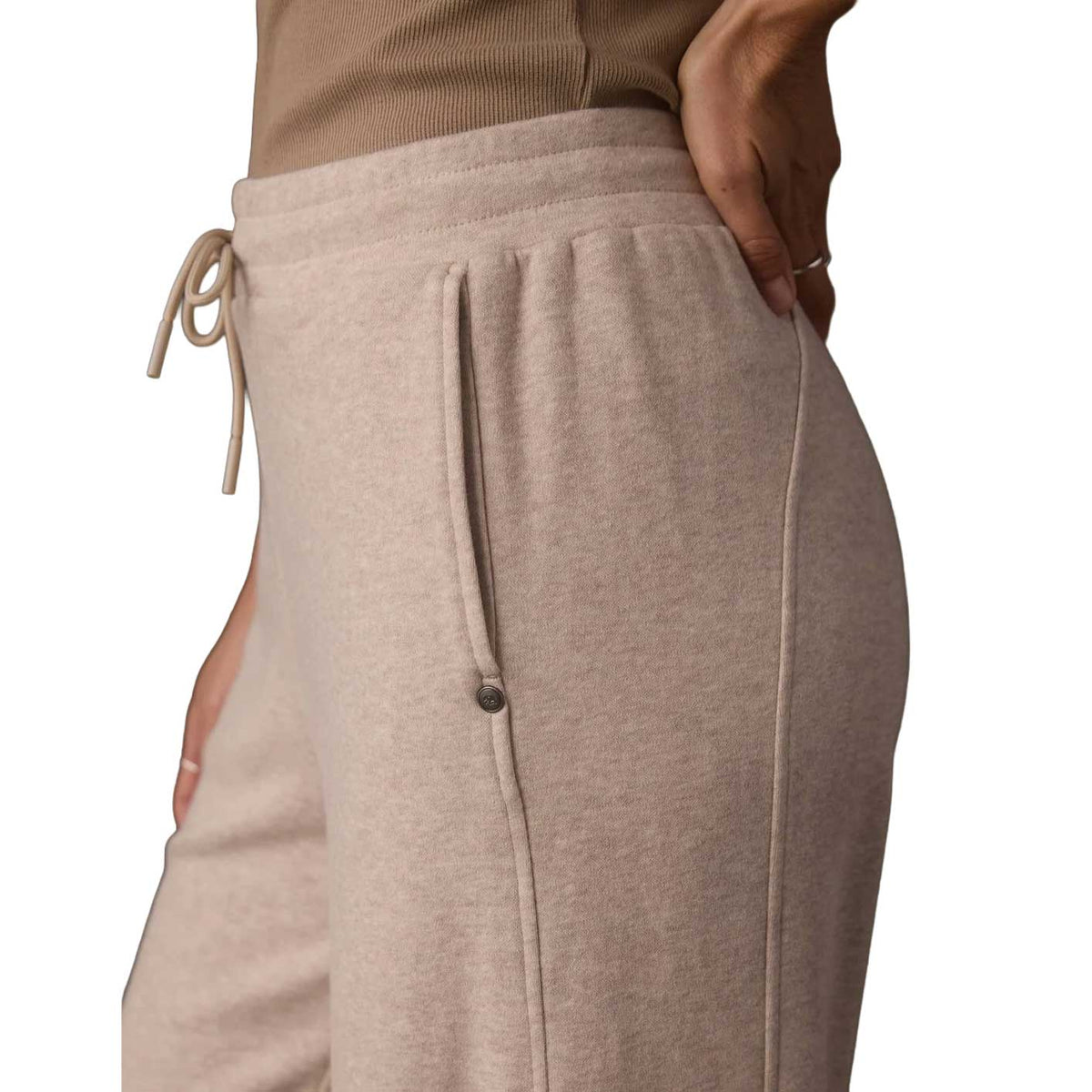 Women's Fleece Puremeso Wide Leg Pant - Fawn