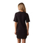 Women's Normal Jersery T-Shirt Dress - Washed Black