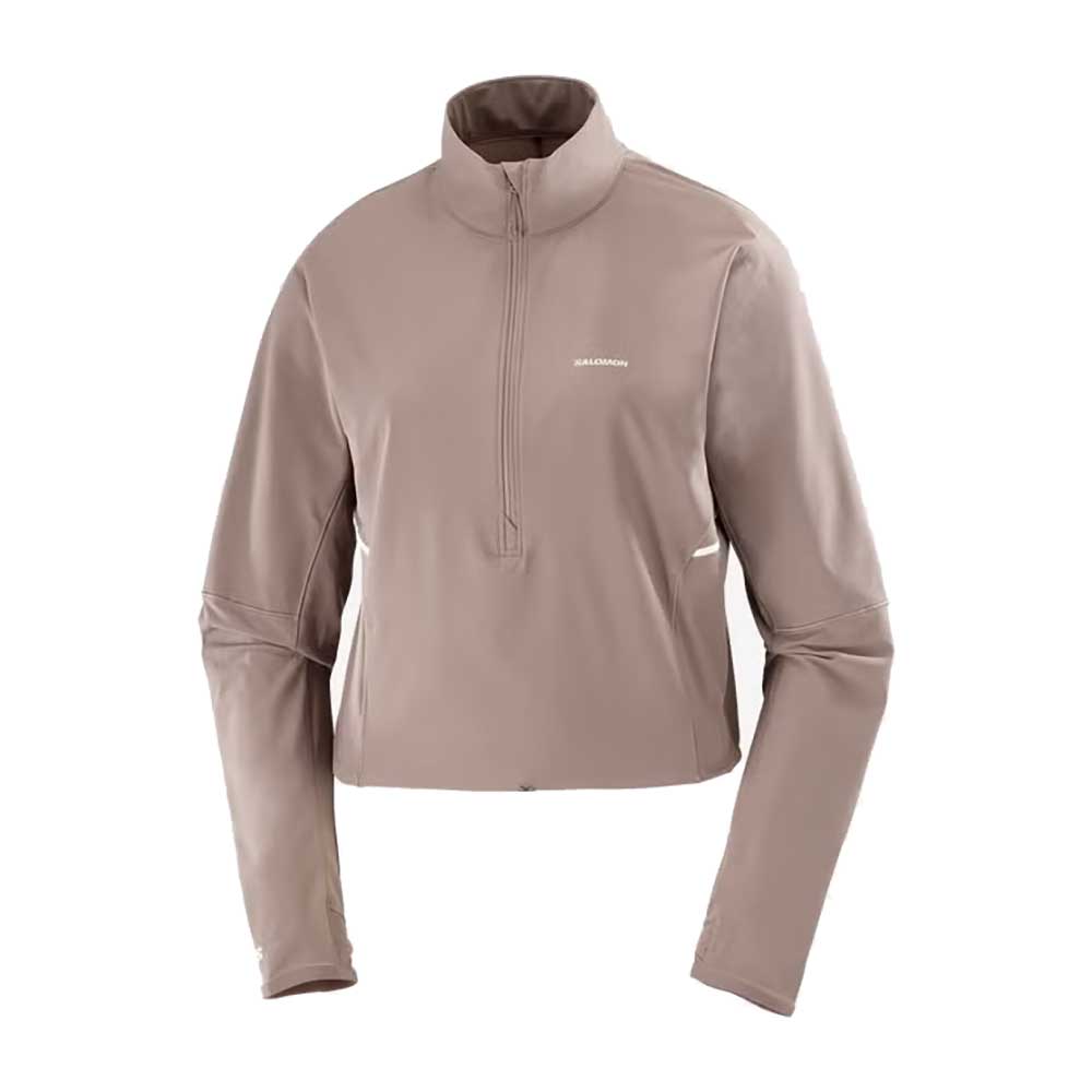 Women's Sense Aero Hybrid Crop Pullover - Iron