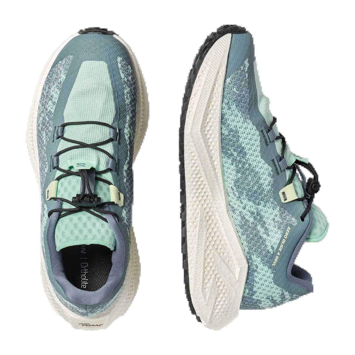 Women's Aero Glide 4 GRVL Running Shoe - Stormy Weather/Lichen/Vanilla Ice - Regular (B)
