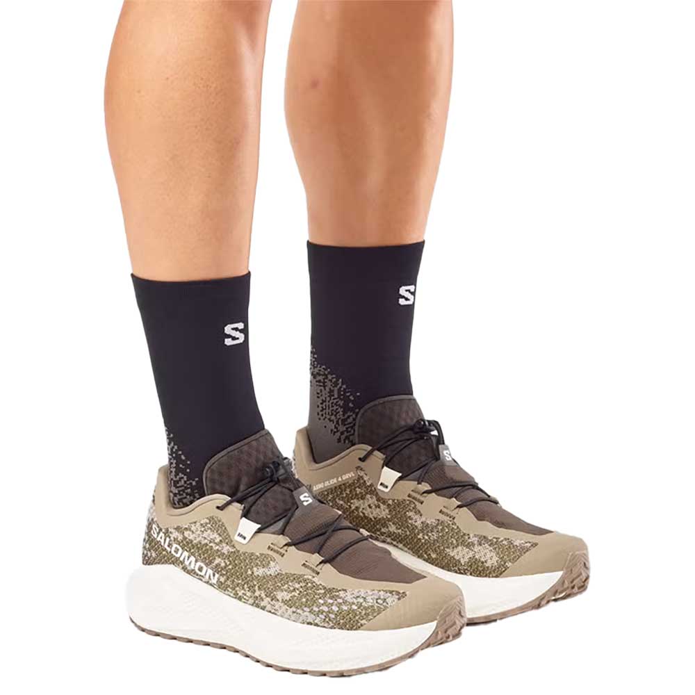 Men's Aero Glide 4 GRVL  Running Shoe - Safari/Vanilla Ice/Earth Brown - Regular (D)