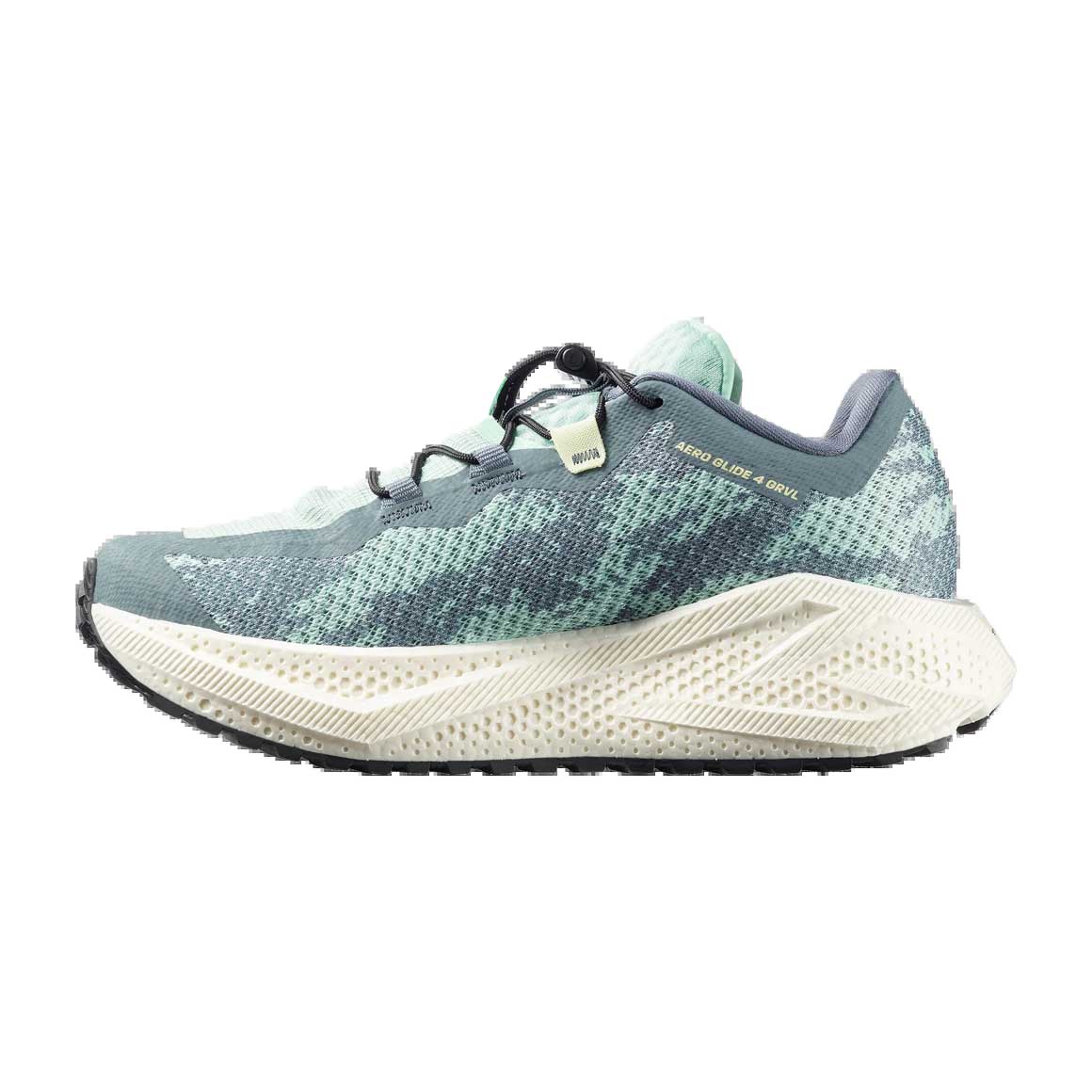 Women's Aero Glide 4 GRVL Running Shoe - Stormy Weather/Lichen/Vanilla Ice - Regular (B)