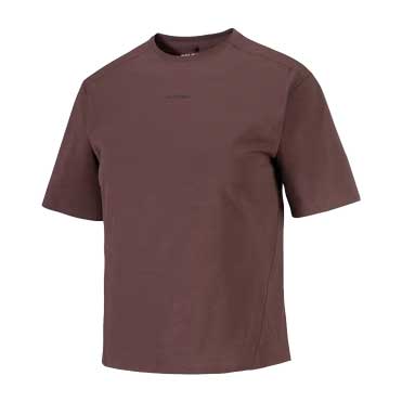 Women's Trackline Short Sleeve Tee - Coffee Bean