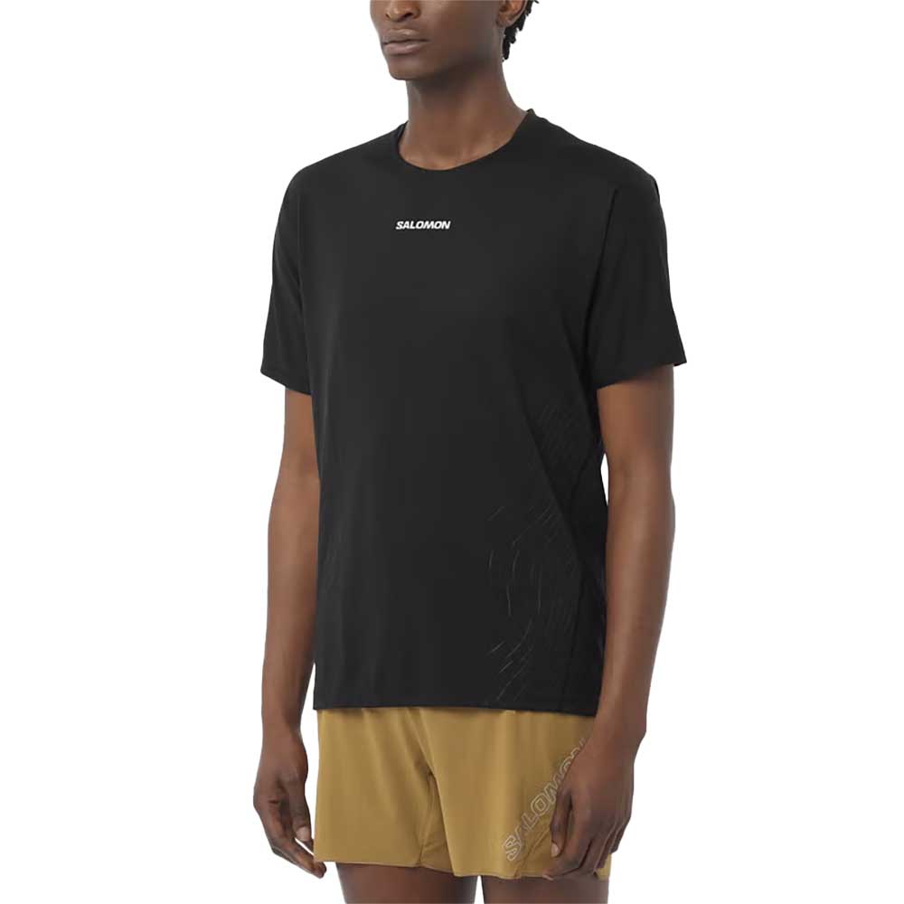 Men's Sense Aero Short Sleeve Tee GFX - Deep Black/Black Beauty