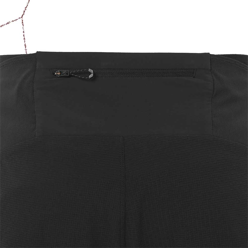 Men's Sense Aero Split Stow 5" Shorts - Deep Black