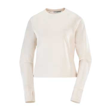 Women's Essential Lightwarm Crew Neck - Whisper White