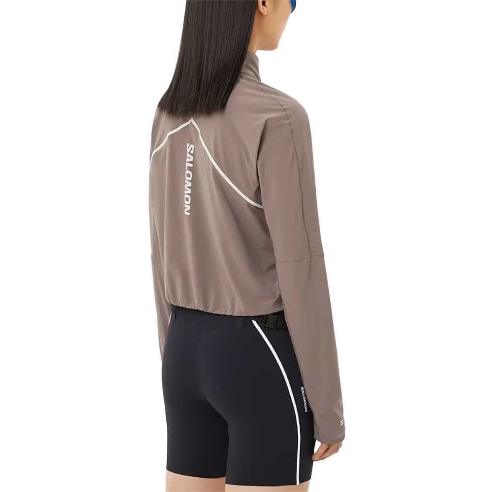 Women's Sense Aero Hybrid Crop Pullover - Iron