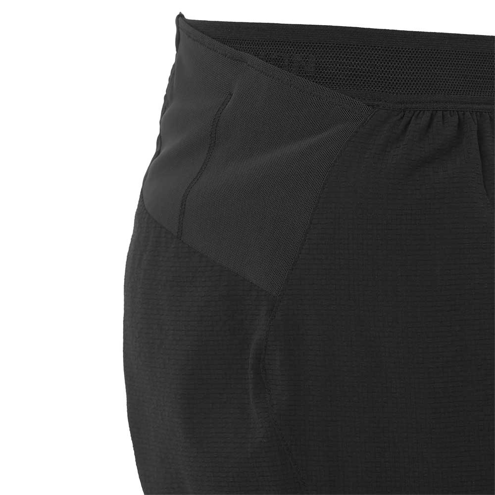 Men's Sense Aero Split Stow 5" Shorts - Deep Black