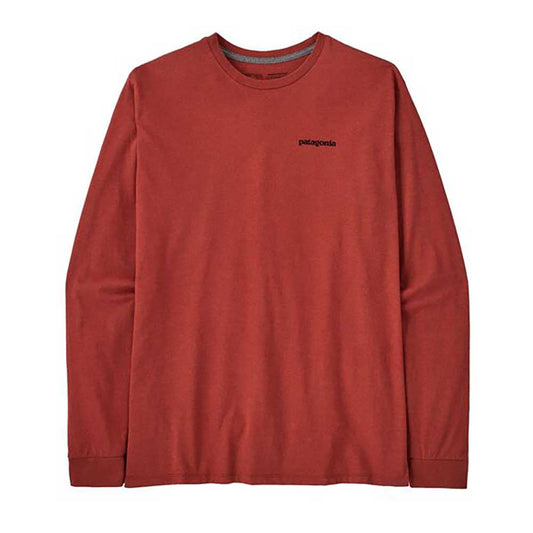 Men's Long-Sleeved P-6 Logo Responsibili-Tee - Burl Red
