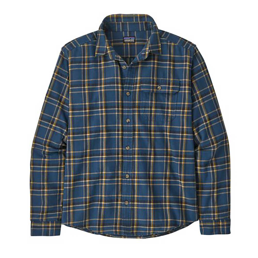 Men's Cotton in Conversion Lightweight Fjord Flannel Shirt - Major: Tidepool Blue
