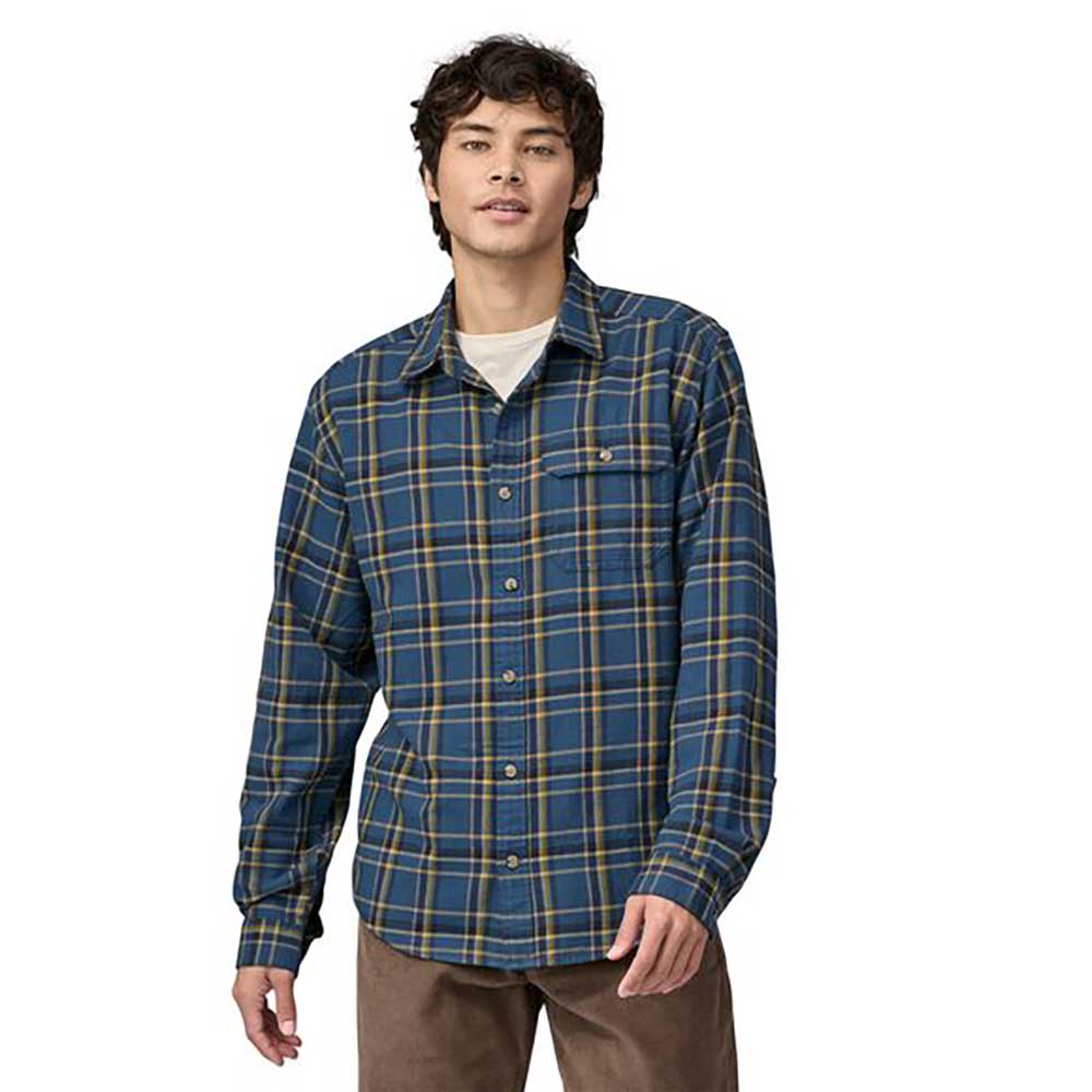 Men's Cotton in Conversion Lightweight Fjord Flannel Shirt - Major: Tidepool Blue