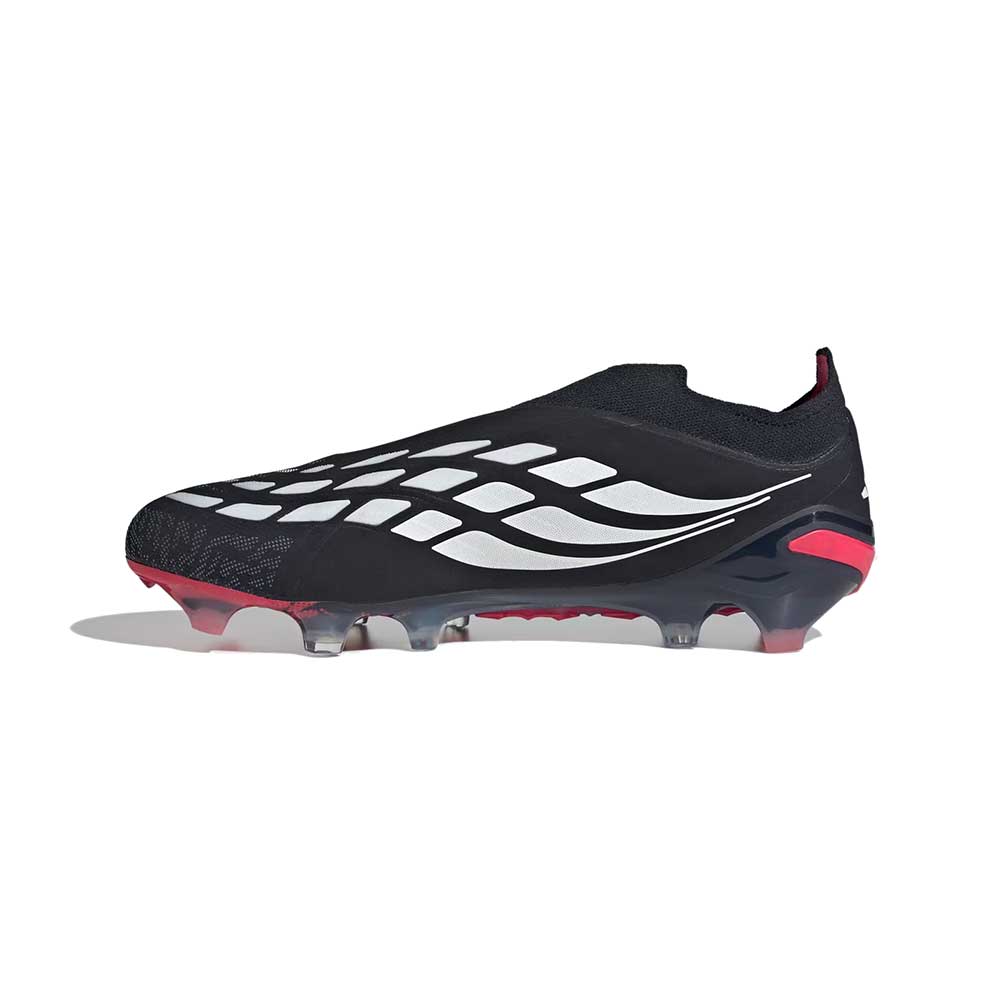Predator Elite LL FG Soccer Cleat - Core Black/Ftwr White/Lucid Red - Regular (D)